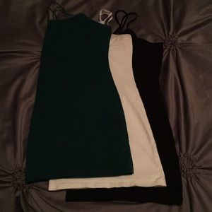 H&M Bundle- bra strap basic tanks Sz XL